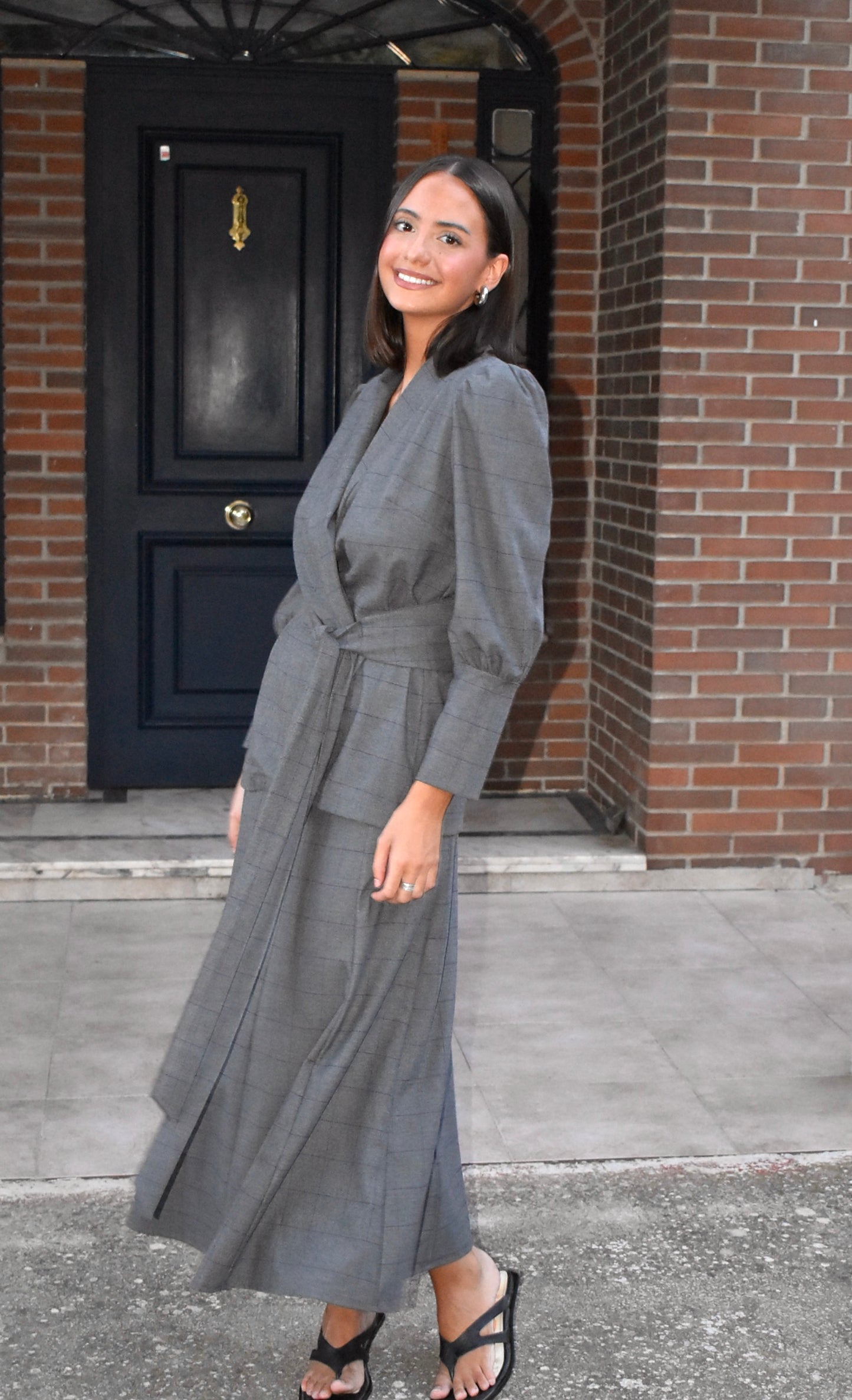 Falda Casilda Gris