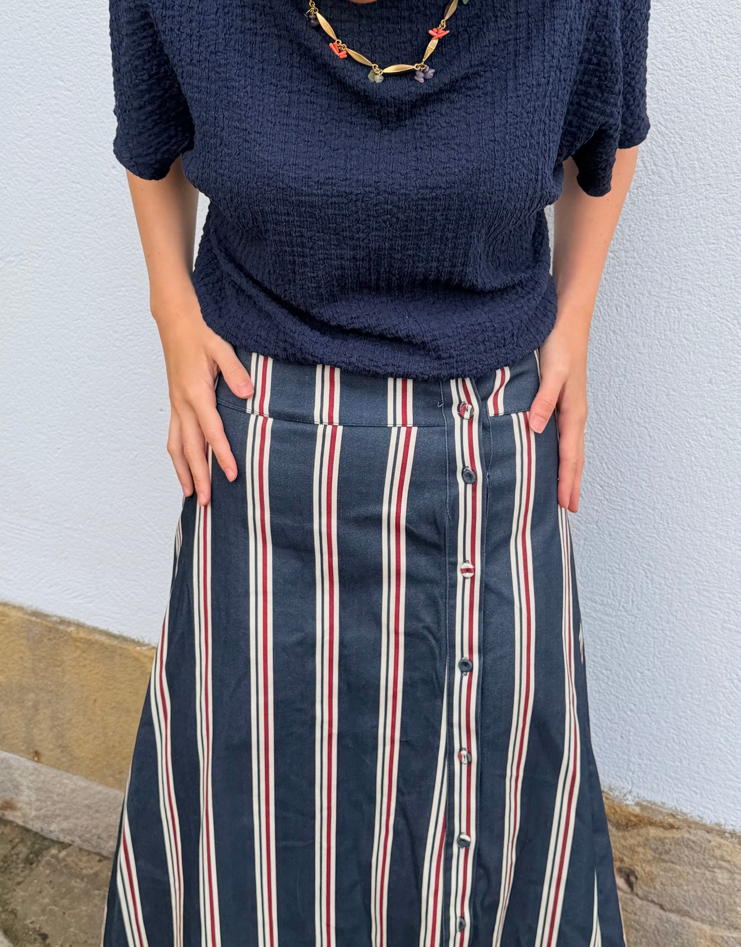 Falda Filipa Azul marino