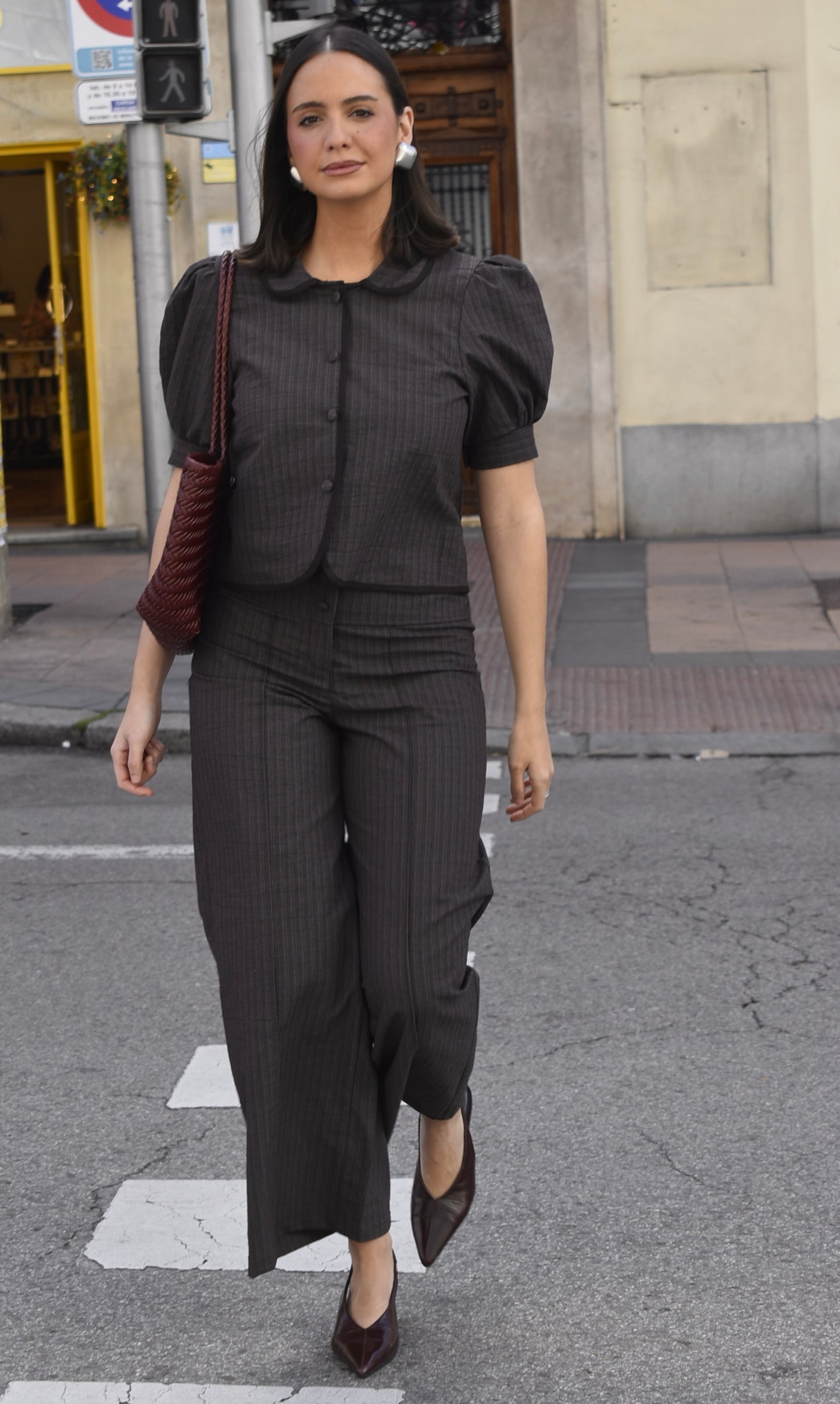 CAMISA MARGOT MARRÓN