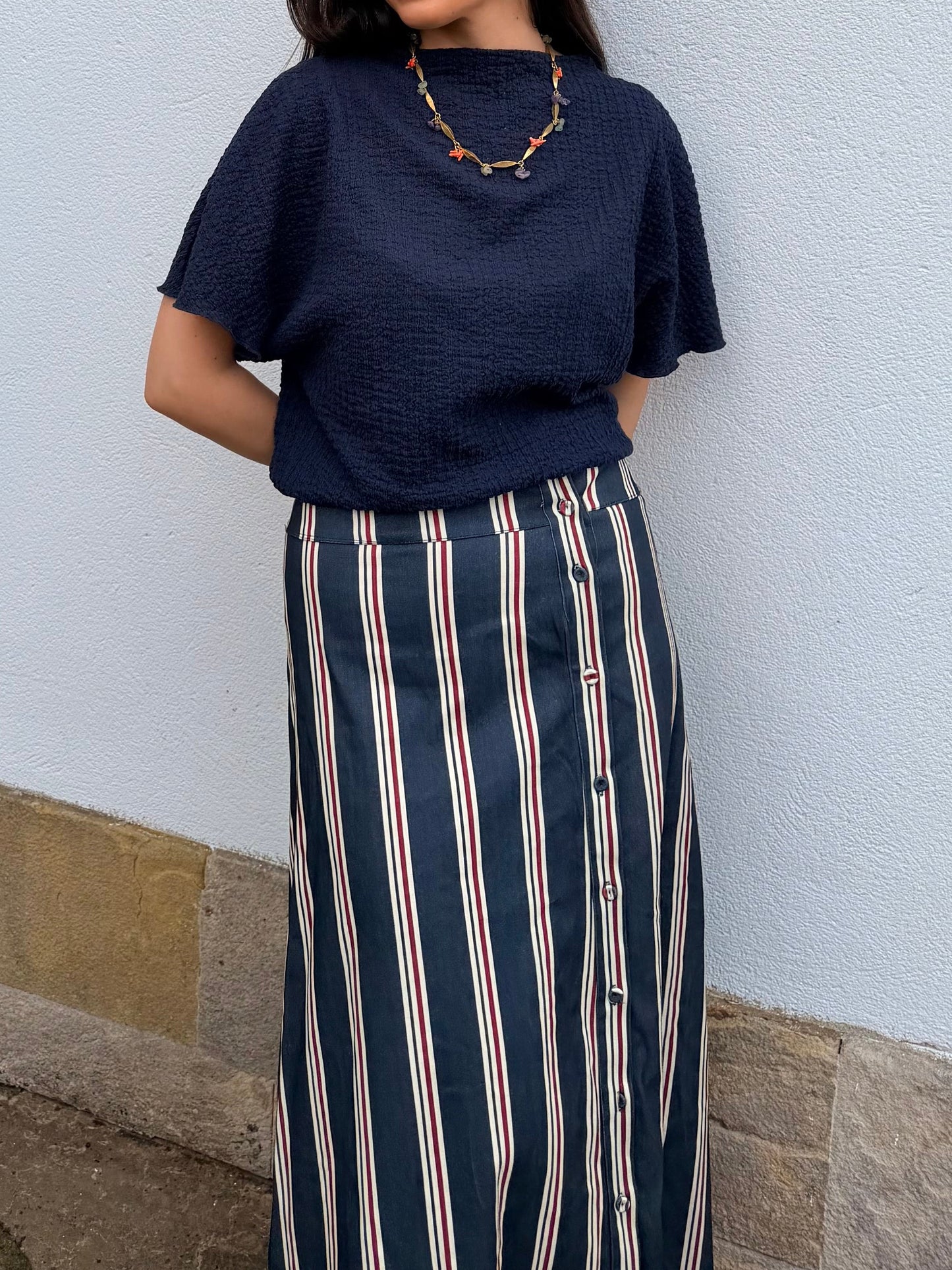 Falda Filipa Azul marino