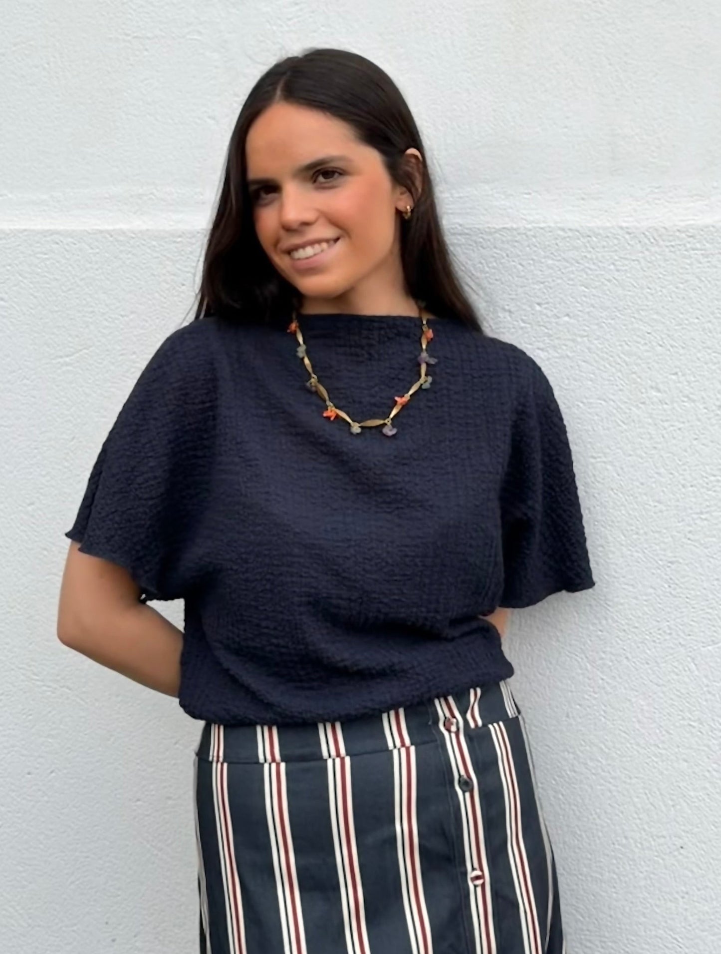 Falda Filipa Azul marino